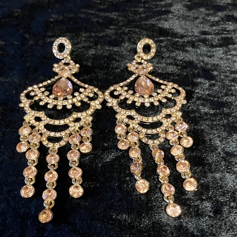 chandaler earrings champagne, color